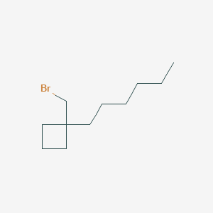 1-(Bromomethyl)-1-hexylcyclobutane