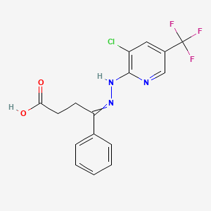 4-{2-[3-Chloro-5-(trifluoromethyl)-2-pyridinyl]hydrazono}-4-phenylbutanoic acid