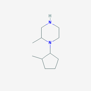 2-Methyl-1-(2-methylcyclopentyl)piperazine