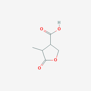 molecular formula C6H8O4 B1364751 4-Methyl-5-oxo-tetrahydro-furan-3-carboxylic acid CAS No. 89533-85-7