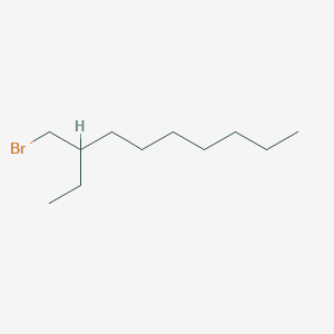 molecular formula C11H23Br B13647526 3-(Bromomethyl)decane 