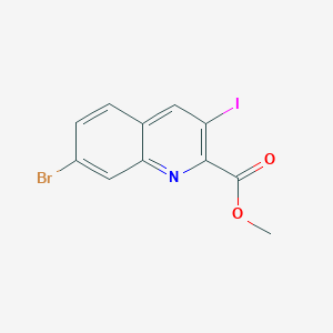 Methyl 7-bromo-3-iodoquinoline-2-carboxylate