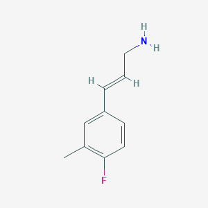 3-(4-Fluoro-3-methylphenyl)prop-2-en-1-amine