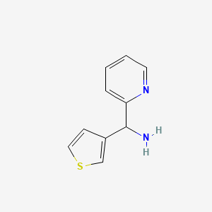 Pyridin-2-yl(thiophen-3-yl)methanamine