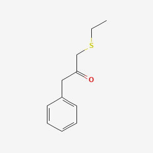 molecular formula C11H14OS B13647573 1-(Ethylthio)-3-phenylpropan-2-one 