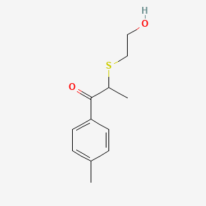 2-((2-Hydroxyethyl)thio)-1-(p-tolyl)propan-1-one