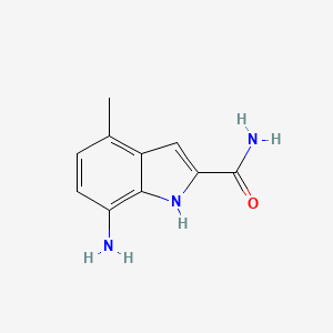 7-Amino-4-methyl-1H-indole-2-carboxamide