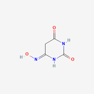 molecular formula C4H5N3O3 B13647674 6-(Hydroxyamino)pyrimidine-2,4(3H,5H)-dione 