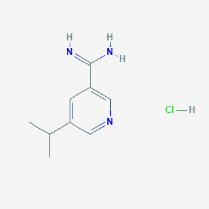 5-Isopropylnicotinimidamide hydrochloride