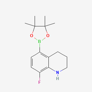 8-Fluoro-5-(4,4,5,5-tetramethyl-1,3,2-dioxaborolan-2-yl)-1,2,3,4-tetrahydroquinoline