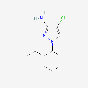 4-Chloro-1-(2-ethylcyclohexyl)-1h-pyrazol-3-amine