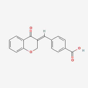 4-((4-Oxochroman-3-ylidene)methyl)benzoic acid