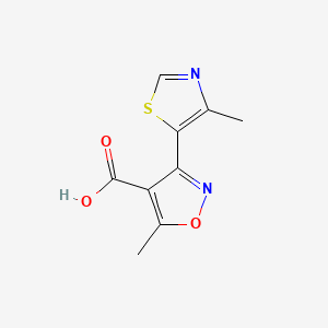 5-Methyl-3-(4-methyl-5-thiazolyl)isoxazole-4-carboxylic Acid