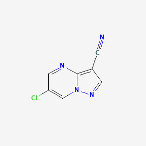 6-Chloropyrazolo[1,5-a]pyrimidine-3-carbonitrile