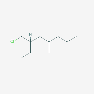 molecular formula C10H21Cl B13647832 3-(Chloromethyl)-5-methyloctane 