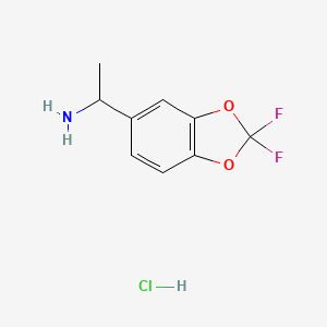 1-(2,2-Difluorobenzo[D][1,3]dioxol-5-YL)ethan-1-amine hydrochloride