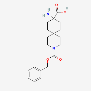 9-Amino-3-((benzyloxy)carbonyl)-3-azaspiro[5.5]undecane-9-carboxylic acid