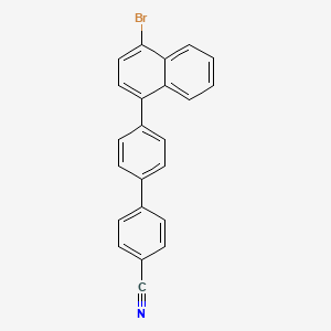 4'-(4-Bromonaphthalen-1-yl)-[1,1'-biphenyl]-4-carbonitrile