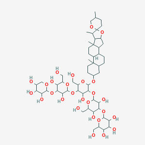 molecular formula C56H92O27 B136480 Diurnoside 1 CAS No. 152574-90-8