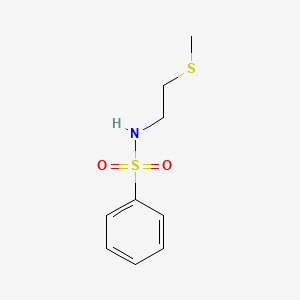 N-(2-(Methylthio)ethyl)benzenesulfonamide