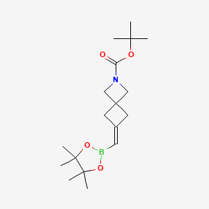 tert-Butyl 6-((4,4,5,5-tetramethyl-1,3,2-dioxaborolan-2-yl)methylene)-2-azaspiro[3.3]heptane-2-carboxylate