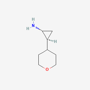 rac-(1R,2S)-2-(oxan-4-yl)cyclopropan-1-amine