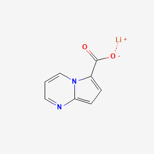 Lithium(1+) ion pyrrolo[1,2-a]pyrimidine-6-carboxylate