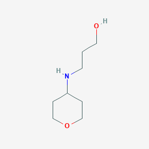 3-[(Oxan-4-yl)amino]propan-1-ol