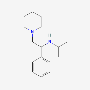 N-(1-phenyl-2-piperidin-1-ylethyl)propan-2-amine