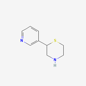 molecular formula C9H12N2S B1364829 2-(Pyridin-3-yl)thiomorpholine CAS No. 951623-85-1