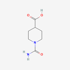 molecular formula C7H12N2O3 B1364841 1-carbamoylpiperidine-4-carboxylic Acid CAS No. 467430-50-8
