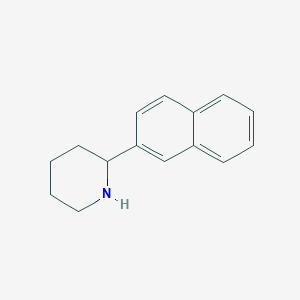 molecular formula C15H17N B1364848 2-(2-Naphthyl)piperidine CAS No. 383128-73-2