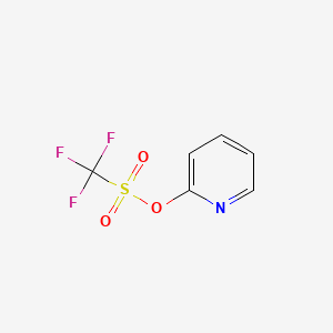 molecular formula C6H4F3NO3S B1364859 2-Pyridyl trifluoromethanesulfonate CAS No. 65007-00-3