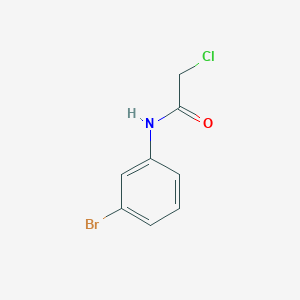 molecular formula C8H7BrClNO B1364874 N-(3-bromophenyl)-2-chloroacetamide CAS No. 2564-03-6