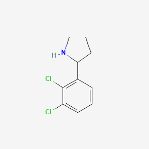molecular formula C10H11Cl2N B1364878 2-(2,3-二氯苯基)吡咯烷 CAS No. 383127-30-8