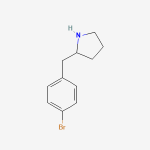 molecular formula C11H14BrN B1364884 2-(4-溴苄基)吡咯烷 CAS No. 383127-68-2