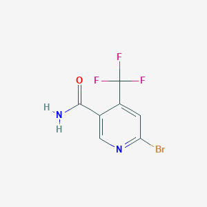 6-Bromo-4-(trifluoromethyl)nicotinamide