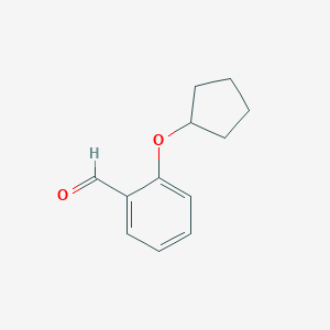 B136491 2-Cyclopentyloxy-benzaldehyde CAS No. 145742-38-7