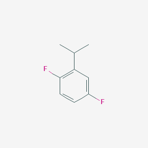 molecular formula C9H10F2 B13649151 1,4-Difluoro-2-isopropylbenzene 