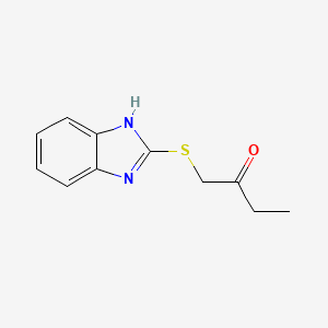 1-((1h-Benzo[d]imidazol-2-yl)thio)butan-2-one