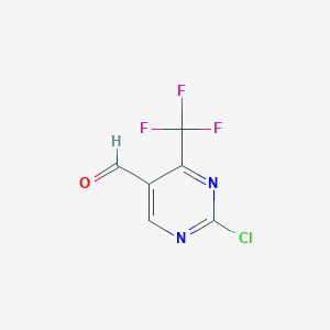 2-Chloro-4-(trifluoromethyl)pyrimidine-5-carbaldehyde