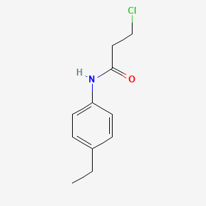 molecular formula C11H14ClNO B1364928 3-氯-N-(4-乙基苯基)丙酰胺 CAS No. 20330-92-1