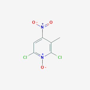 molecular formula C6H4Cl2N2O3 B13649289 2,6-Dichloro-3-methyl-4-nitropyridine 1-oxide 