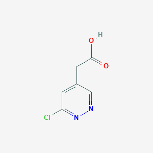 2-(6-Chloropyridazin-4-yl)acetic acid