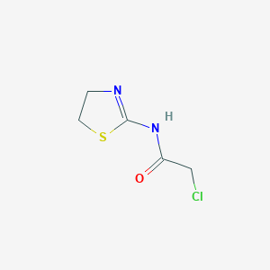 molecular formula C5H7ClN2OS B1364931 2-氯-N-(4,5-二氢-1,3-噻唑-2-基)乙酰胺 CAS No. 80650-47-1