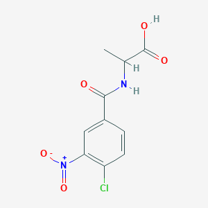 2-[(4-Chloro-3-nitrobenzoyl)amino]propanoic acid