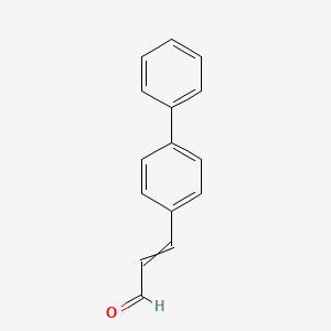 3-(4-phenylphenyl)prop-2-enal