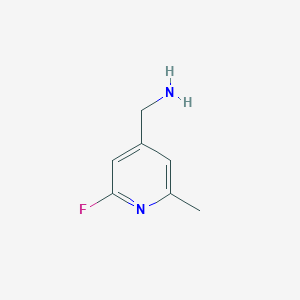 (2-Fluoro-6-methylpyridin-4-YL)methylamine