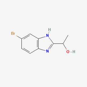 molecular formula C9H9BrN2O B1364937 1-(5-溴-1H-苯并咪唑-2-基)乙醇 CAS No. 540516-29-8