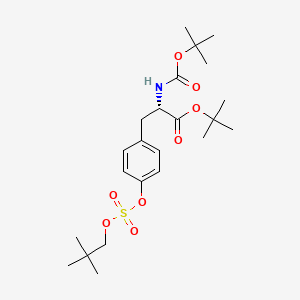 tert-Butyl (S)-2-((tert-butoxycarbonyl)amino)-3-(4-(((neopentyloxy)sulfonyl)oxy)phenyl)propanoate